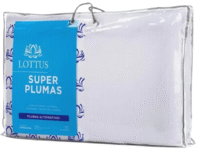 Travesseiro Lottus Super Plumas Toque Pena De Ganso